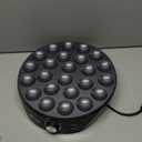 24PCS Mini Pancake Maker Machine, Nonstick Electric Dutch Pancakes Griddle, Adjustable Heat Multi-Use Poffertjes Pan, Simple & Easy Baker for Home and Restaurants, Perfect for Breakfast & Desserts