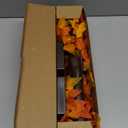 Christmas Maple Tree with Lights, 2 Pack 25'' New Year Indoor Decorations Artificial Fall Trees for Home, Table Decor USB & Battery Operated Autumn Tree with Acorns, Pine Cones, Halloween Pumpkin