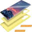 E Segoi Shockproof Designed for Samsung Galaxy Note 10 Plus Case 6.8inch Shockproof and Scratch-Resistant [2.0mm] Slim Fit Flexible Soft TPU Cover Galaxy Note10+ (Yellow)