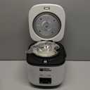 Rice Robot Personal Rice Cooker, PFAS-free, Nonstick. 1 Quart Capacity, with Stainless Steel Steamer Tray, Measuring Cups, Recipe Book with 60 Recipes, and Serving Spoon, As Seen On TV