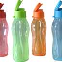 Tupperware Aquasafe Fliptop Bottle (310Ml), Set of 4