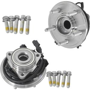 Front Wheel Hub Bearing Assembly 515050 Replacement for Ford Explorer 2002-2005 for Lincoln Aviator 2003-2005 for Mercury Mountaineer 2002-2005 5 Lugs W/ABS