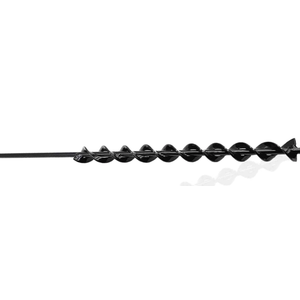 TCBWFY 24 Inch Auger Drill Bit for Planting - 1.2"x24" Long Handle Easy Planter Garden Auger - Bulb & Bedding Plant Augers - Post Hole Digger for 3/8”Hex Drive Drill