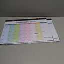 2 x Desk Calendar 2026-2027, 18 Months Calendar from Jan. 2026 to Jun. 2027, 17" x 12" Large Desktop/Wall Monthly Calendar with Corner Protectors, Ample Space  Target for Home, School, Office (Colorful)