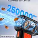 250000RPM Electric Air Duster for Keyboard: One Blow Clears Dust and Crumbs