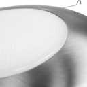 NICOR Lighting 6 inch Nickel Recessed Shower Trim with Albalite Lens (17505NK)
