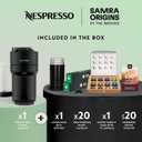 Nespresso Vertuo Pop+ Coffee and Espresso Maker by Breville, Samra Origins by The Weeknd Vertuo Metad Green Machine and Nespresso Aeroccino3 milk frother