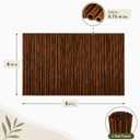 Carbonized Bamboo Fence 4ft x 8ft, Natural Outdoor Privacy Screen Roll