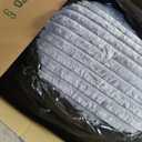 Headboard Pillow + A Long Neck Roll Pillow Body PillowFaux Fur Headboard Wedge Pillow with Removable Cover (Gray, King76x8x20 inches)