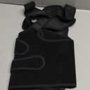 Fit Geno Back Brace Posture Corrector for Women and Men, Shoulder Straightener, Adjustable Full Back Support, Upper and Lower Back Pain Relief - Scoliosis, Hunchback, Hump, Thoracic, Spine Corrector (Medium/Large, Black)