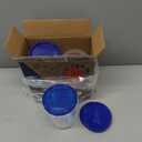 Ziploc Brand Twist n Loc Food Storage Containers, Leak Resistant Design, Medium Round, 6 count