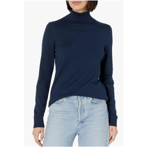 Amazon Essentials Women's Classic-Fit Lightweight Long-Sleeve Turtleneck Sweater L