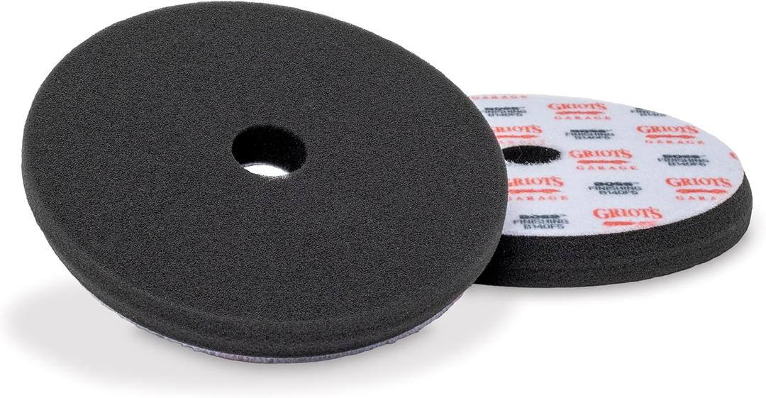 Griot's Garage BOSS 5.5 Finishing Foam Pads for Car Polishing and Detailing, Buffing Pads for Light Scratch Removal, Auto Wax, and Sealant Application, Set of 2