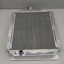 2 Row Aluminum Radiator Replacement for John Deere 950 850 Yanmar YM2500 YM3000 YM3110, Replaces OEM CH19293 CH12622 CH14024 122250-44501