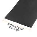 uxcell Heat Shrink Tubing, 6"(150mm) Dia 240mm Flat Width 2:1 Rate Shrinkable Tube Cable Sleeve 1m - Black