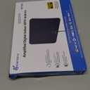 TV Antenna Indoor, Digital Amplified Indoor HDTV Antenna, 1080p VHF UHF Television Local Channels Detachable Signal Amplifier and 16.5ft Long Coax Cable