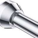 TEECK Shower Curtain Rod, 40-72 inch Adjustable Tension Spring, Shower Curtain Rod Tension, Premium Stainless Steel, Anti-Slip, No Drilling, No Rust, for Bathroom, Silver