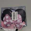 choicbaby Baby Girl Headbands Mouse Ears Headwrap with Sequin Polka Dot Bow Soft Stretchy Nylon Hair Bands for Newborn Infant Baby Toddler Girls- Pack of 2