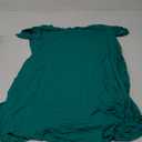 JollieLovin Plus Size Summer T-Shirt Casual Dresses for Curvy Women Flowy Swing (3X-Large, Deep Green)