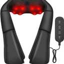 iKristin Neck Massager with Heat, Shiatsu Massager for Neck, Back, Shoulder, Foot and Leg, Deep Tissue 3D Kneading Massage for Relax Muscles at Home and Offie,Back Massagers for Women and Men