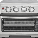 Cuisinart Air Fryer Toaster Oven with Grill, 1800W 8-1 Air Fryer Oven with Bake, Convection Bake, Grill, Broil and Warm Options, Large Capacity, 60-Minute Timer, TOA-70, Stainless Steel