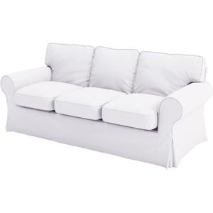 Heavy Cotton UPPLAND Sofa Cover Replacement Compatible for IKEA UPPLAND Three 3 Seat Sofa Slipcover (Uppland Sofa White)