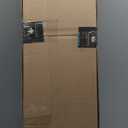 Blackout Roller Shades Blinds Cordless for Windows Pull Down Room Darkening Door Blinds with Thermal Insulated Easy to Install for Living Room,Bedroom,Home,Office Bathroom White 36" W x 72" H