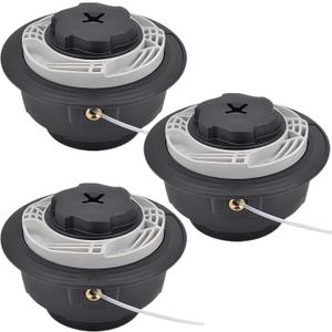 3 Pack C6-2 Trimmer Head for Stihl FS38 FS40 FS40C FS45 FS46 FS50 FS50C FSA60R FSA86R FSE60 FSE71 FSE81 Easy Loading Lawn Mower Garden Tool Accessories