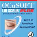 OCuSOFT Lid Scrub PLUS 35 - Pre-Moistened Leave-On Eyelid Wipes for Moderate to Severe Conditions - Moisturizing Eyelid Cleanser for Maximum Relief - 35 Count