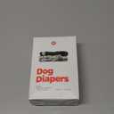 Pet Parents Washable Dog Diapers (3pack) + Extendrs of Durable Doggie Diapers, Premium Dog Diapers Female (X-Small, Spruce)