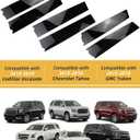 Flecto Window Trim B&C Pillar Trim Molding Kit Compatible with 2015-2018 Chevy Tahoe GMC Yukon Cadillac Escalade Replace 926-241 926-242 926-243 926-244 926-245 926-246 Door Outer Pillar Trim (6PCS)