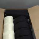 baibu Memory Foam Recliner Cushions with Lumbar Support Pillow Set for Elderly, 20x20x5 Inch Dual-Layer Design Non-Slip Recliner Seat Cushion & Back Support Pillow for Reduce Hip & Lumbar Pain, Black