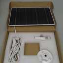 7W Solar Panel Compatible with Google Nest Camera Outdoor & Indoor (Battery Version), Solar Power Charger with IP66 Weatherproof, 360 Adjustable Mount, 9.8ft Cable,1 Pack