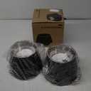 Yoken Sturdy Elevated Dog Bowls 2 Packs, Prevention of Vertebrae Disease, Non-Slip, High Capacity, Colorful Raised Bowls for Medium Small Dogs