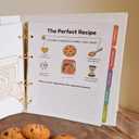 [CLEARANCE] Cookie Baby Pregnancy Journal & Memory Book - Luxury 4-Ring Gold Binder - Goes from Pregnancy to Age 5 - Hardcover Keepsake Album with Stickers & Gift Box