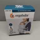 Ergobaby Omni Classic Baby Carrier Newborn to Toddler - Breathable Baby Carriers for Summer - All-Position Carrier with Lumbar Support (7-45 Pounds), Mesh, Pearl Grey