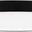 Maxim Trim 20W 1 LED 11 Inch Wide Flush Mount with Black Finish