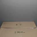 34"(L) Cloud Coffee Table, Modern Wood Coffee Table for Living Room, Accent Center Tables with 3 Legs, Small Tea Tables for Balcony, Patio, Bedroom, Cream White
