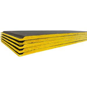 F&L Johns Manville Duct Insulation Panels – 1" to 2" Thick, 24"x24" and 24"x48" – HVAC Thermal Fiberglass Insulation for Sheet Metal Duct Systems R4, R6 & R8 Ductboard (1In x 24In x 48In)