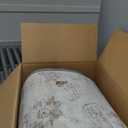 Washable Rugs 8x10 Area Rugs for Living Room, Bedroom, Dining Room- Large Ultra Soft Faux Wool Retro Carpet, Non Slip & Non-Shedding Low Pile Vintage Print Rug for Home Office Dorm Playroom-Brown