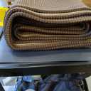 IOHOUZE Washable Area Rug 5x7 Non Slip Rubber Backed Rugs for Living Room, Dining Room Rugs Bedroom Rug, Woven Indoor Floor Carpet for Living Room Nursery Office, Brown
