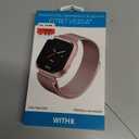 STAINLESS STEEL MESH BAND FOR USE WITH FITBIT VERSA ROSE GOLD - New