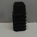 shouwuhho Bed Risers 4 inch, Furniture Risers Elevation in Heights 4 Inch Heavy Duty, Bed Lift Risers for Caster Wheels or Posts of Bed Table Couch, Support up to 6000 lbs, Black, 6 Pack