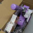 Freeingbag 58mm (2.25 in) Installation-Free DIY Button Maker Machine, Button Badge Press with 100pcs Supplies + Circle Cutter + Protection Set & Button Maker Color Film (Purple, 2.25 inch / 58mm)