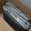 20ft Metal Carport Sidewalls Gray, 2 Packs