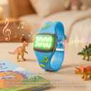 Potty Training Watch for Toddlers, Cute Dinosaur Design with 5 Timing Modes (30-180min), Music & Flash Reminders, Magnetic Charging, Large Dial, Splash-Proof, Gifts for 3-7 Year Old Boys Girls