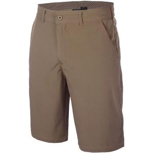 Zusmen Mens Classic Shorts, Men Flat Front Shorts,Multi Pocket Stretch (34, Khaki40)