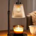 Candle Warmer Lamp with Timer, Dimmable Candle Warmer for Jar Candles, Height Adjustable Wax Melts Warmer, Birthday Gifts for Women Mom, House Warming Gifts New Home Decor