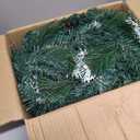 9ft Pre-Lit Artificial Christmas Garland,Christmas Tree Garland,Xma Tree Garland with Lights,Decorated with Pine Cones, Berry Clusters, Plug in, Christmas Collection,