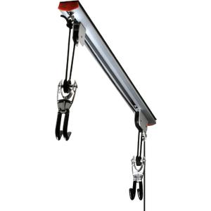 RAD Cycle Products Rail Mount Bike and Ladder Lift for Your Garage or Workshop Holds up to 75 Pounds No Mounting Board Needed